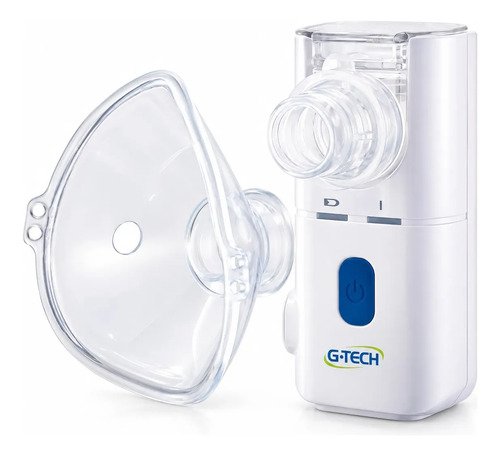 Inalador Nebulizador Sem Fio Portátil Silencioso Branco Branco 127/220v