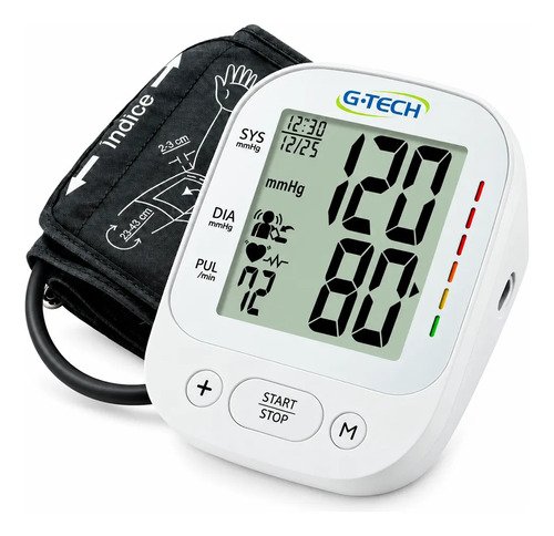 Aparelho Medidor Pressão Arterial Digital Braço Automático Branco